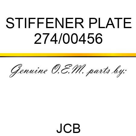 STIFFENER PLATE 274/00456