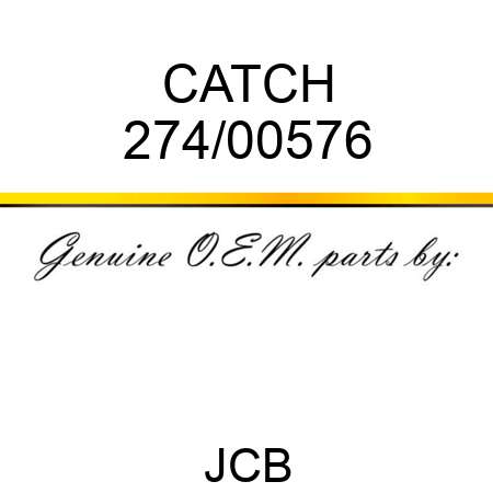 CATCH 274/00576