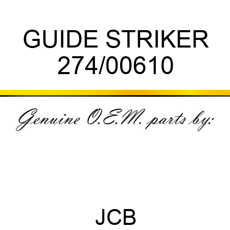 GUIDE STRIKER 274/00610