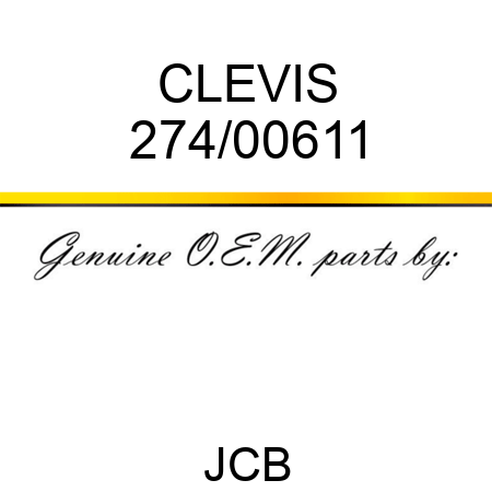 CLEVIS 274/00611