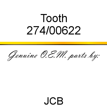 Tooth 274/00622