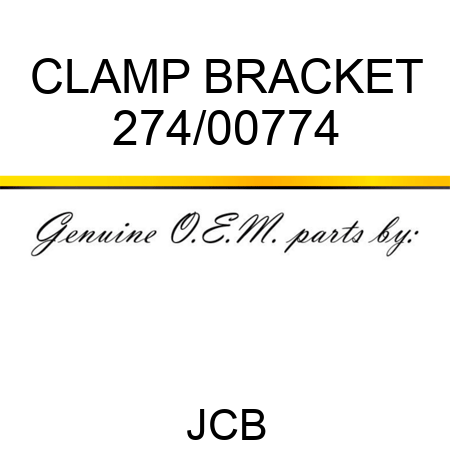 CLAMP BRACKET 274/00774
