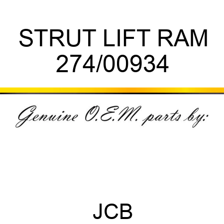 STRUT LIFT RAM 274/00934
