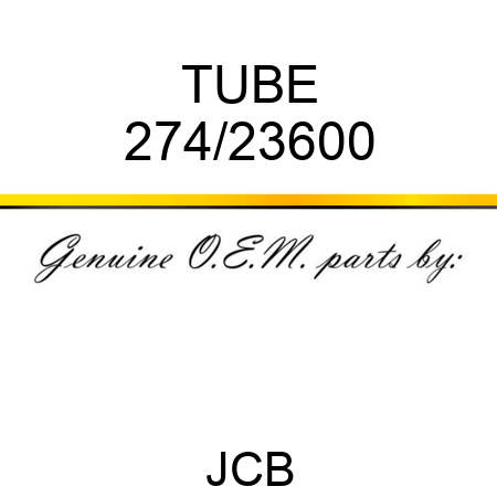 TUBE 274/23600