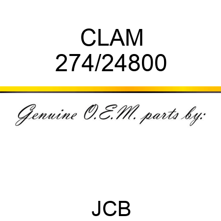 CLAM 274/24800