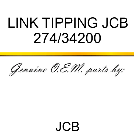 LINK TIPPING JCB 274/34200
