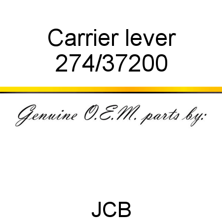 Carrier, lever 274/37200