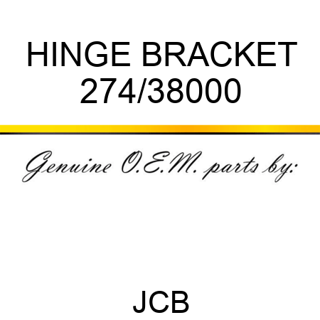 HINGE BRACKET 274/38000