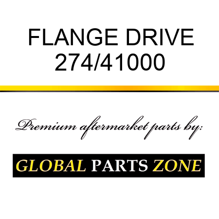 FLANGE DRIVE 274/41000