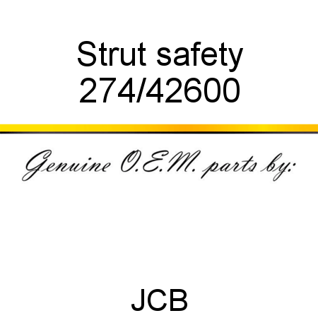 Strut, safety 274/42600