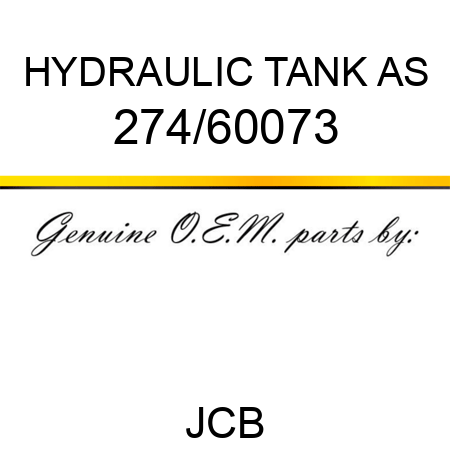 HYDRAULIC TANK, AS 274/60073