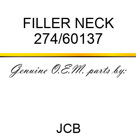 FILLER NECK 274/60137