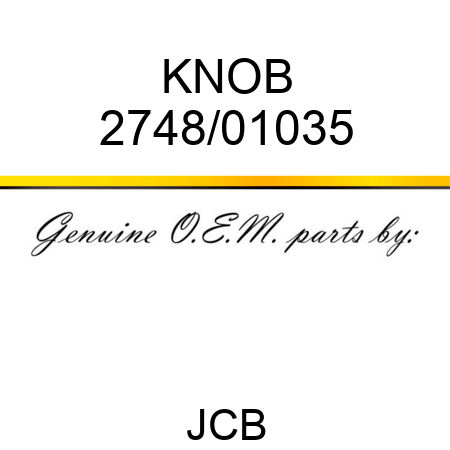 KNOB 2748/01035