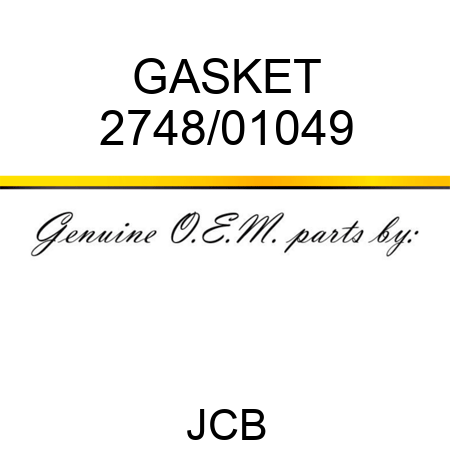 GASKET 2748/01049