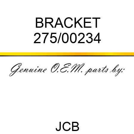 BRACKET 275/00234