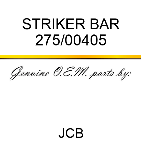 STRIKER BAR 275/00405