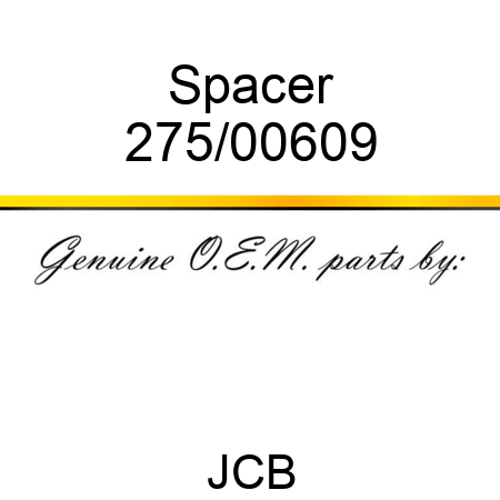 Spacer 275/00609