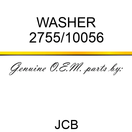 WASHER 2755/10056