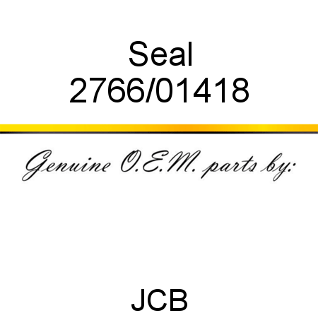 Seal 2766/01418