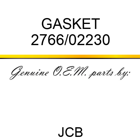GASKET 2766/02230