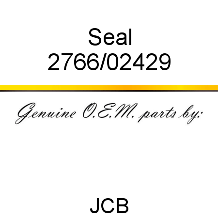 Seal 2766/02429