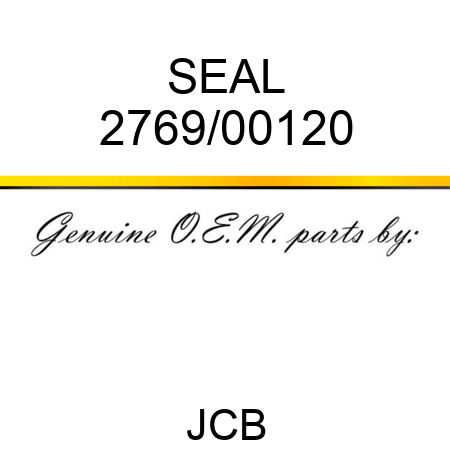 SEAL 2769/00120