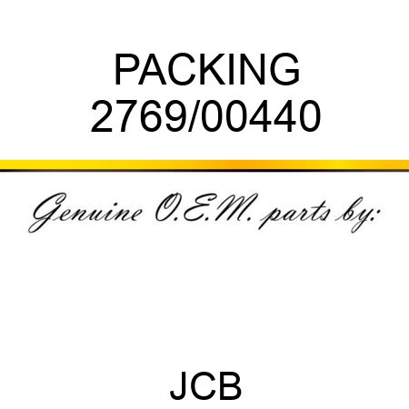 PACKING 2769/00440