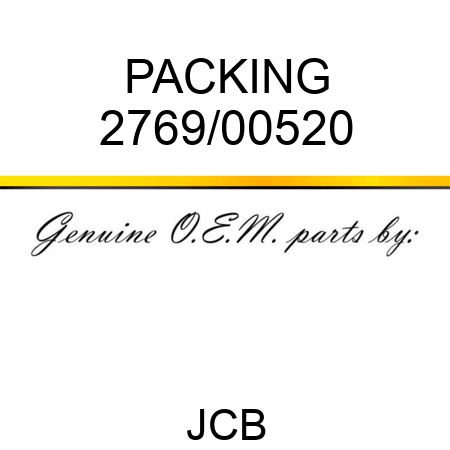 PACKING 2769/00520
