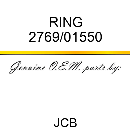 RING 2769/01550