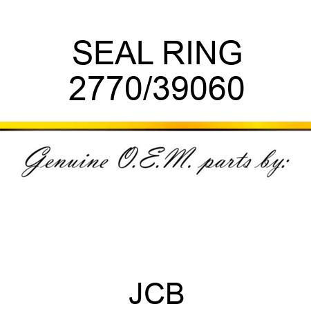 SEAL RING 2770/39060