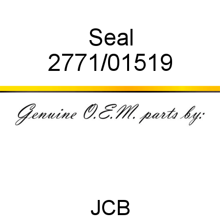 Seal 2771/01519