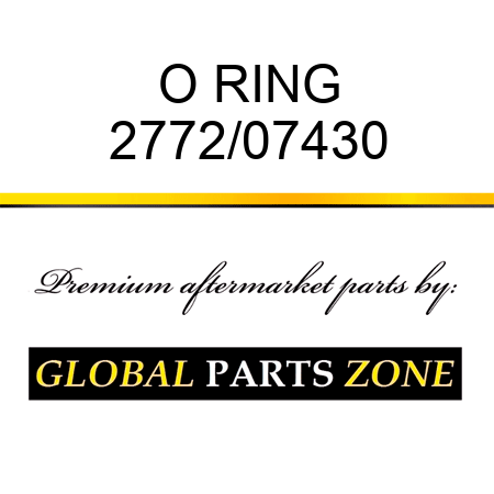 O RING 2772/07430