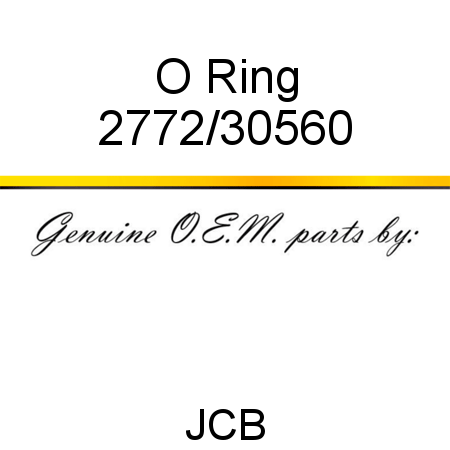 O Ring 2772/30560