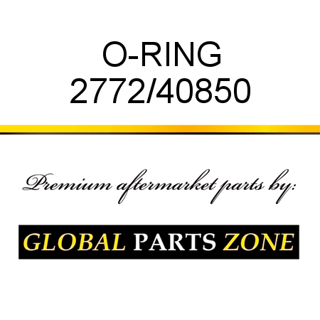 O-RING 2772/40850