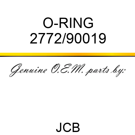 O-RING 2772/90019