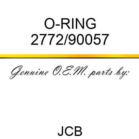 O-RING 2772/90057