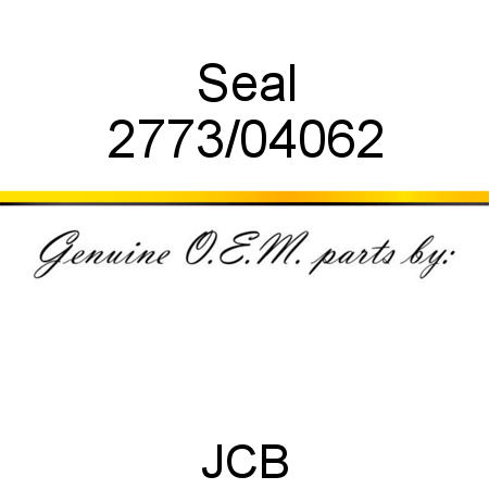 Seal 2773/04062