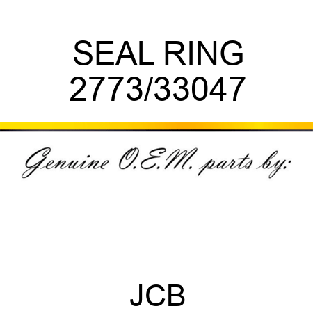 SEAL RING 2773/33047