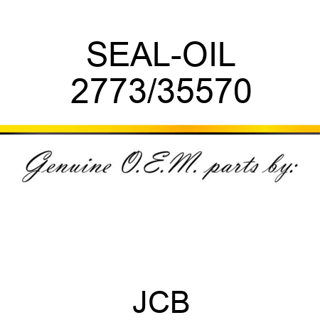 SEAL-OIL 2773/35570