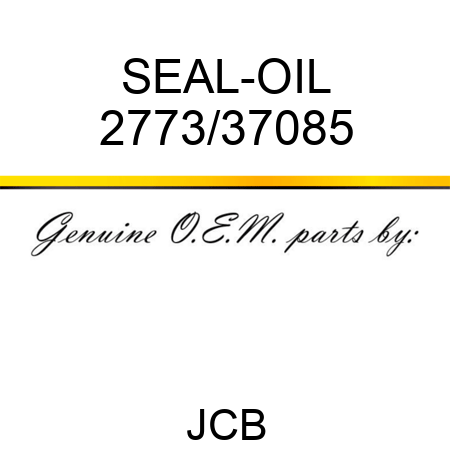 SEAL-OIL 2773/37085