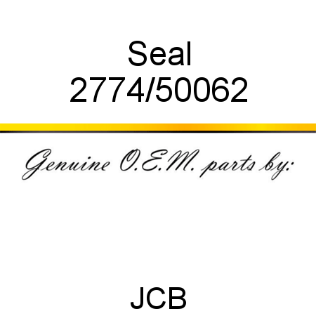 Seal 2774/50062