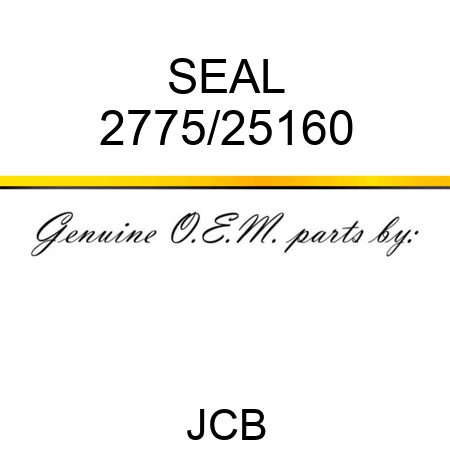 SEAL 2775/25160