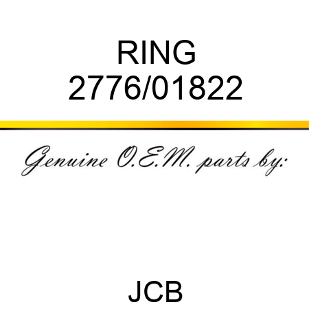 RING 2776/01822
