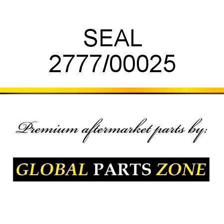 SEAL 2777/00025