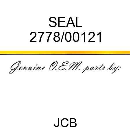 SEAL 2778/00121