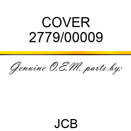 COVER 2779/00009