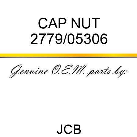 CAP NUT 2779/05306