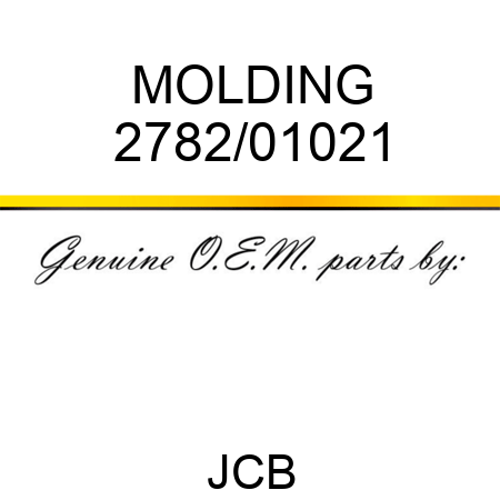 MOLDING 2782/01021