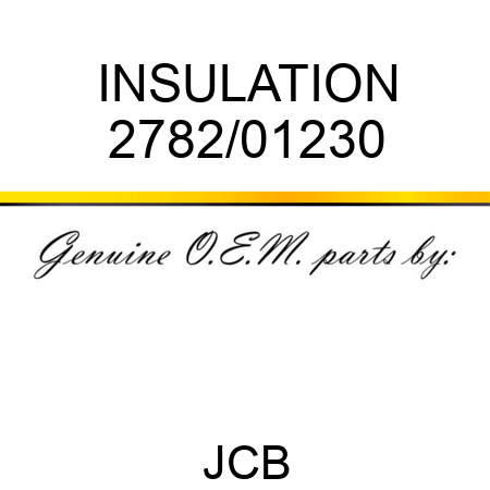 INSULATION 2782/01230