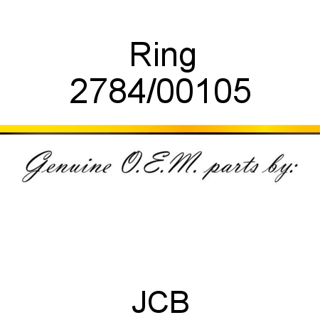 Ring 2784/00105